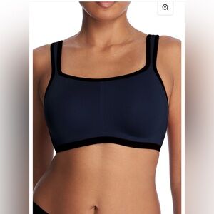 NATORI 731050 Navy Yogi Contour Wire High Full Coverage Sports Bra NWOT (34G)